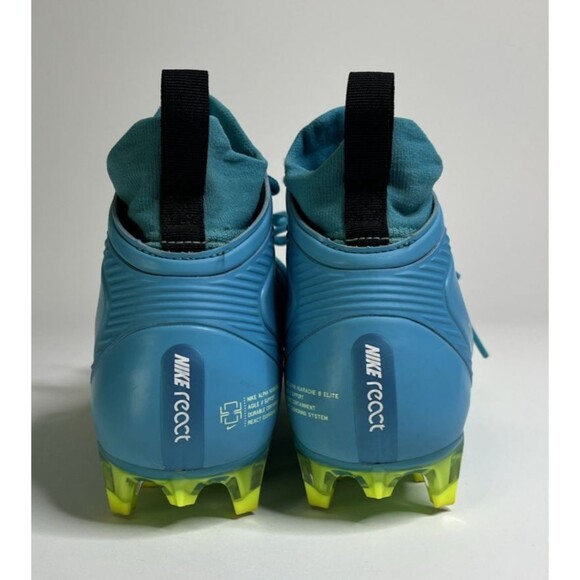 Nike Alpha Huarache 8 Elite Mens Size 7.5 Lacrosse Cleats Turquoise CW4440-400 - Picture 3 of 10